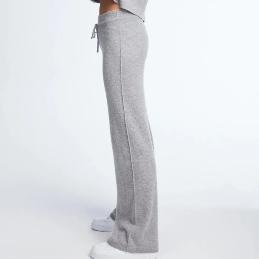 Le ORE Palermo Cashmere Wide Leg Pant Grey sz Small - Picture 2 of 7